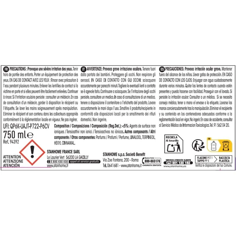 SURFACE CLEANER 750ML