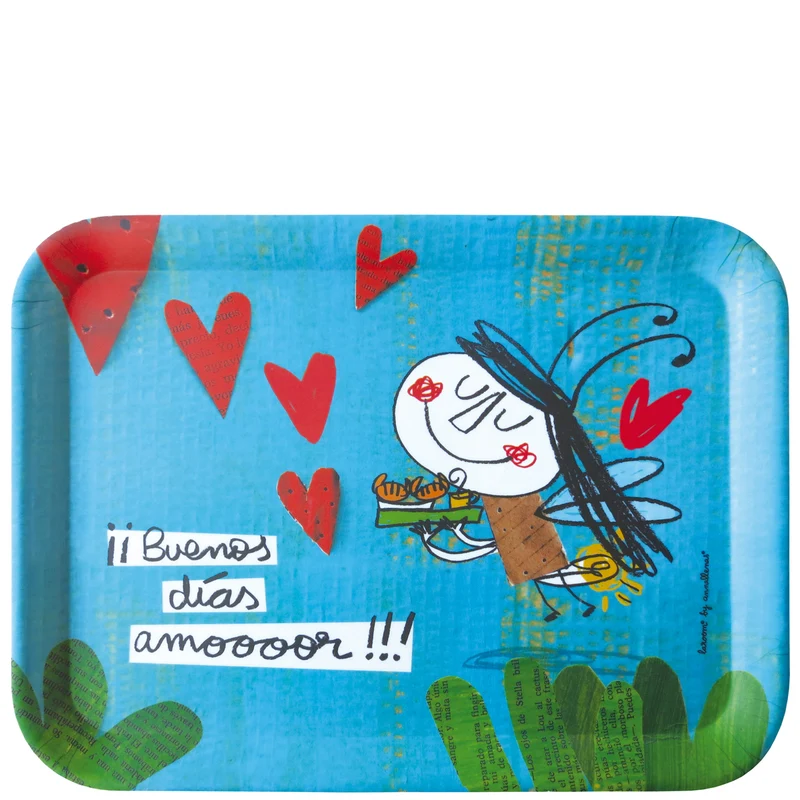 Tray "buenos dias amooooor!"