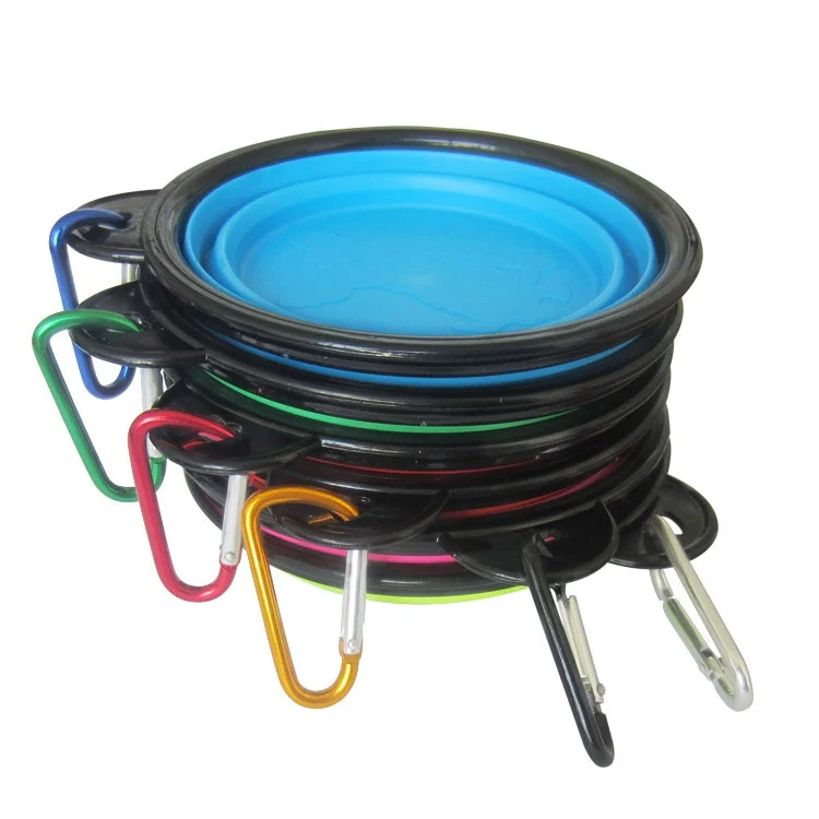 Pet Dog Folding Bowl Outing Water Bowl Portable Dog Bowl Outdoor Drinking Bowl Water Bowl Accompanying Supplies Drinking Bowl Water Bowl Food Basin