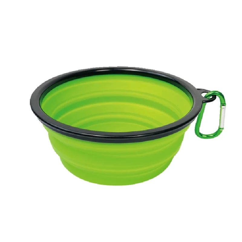 Dog Folding Bowl Outing Water Bowl Portable Accompanying Drinking Bowl Water Bowl Dog Cat Bowl Outdoor Drinking Bowl Water Bowl Pet Supplies Basin