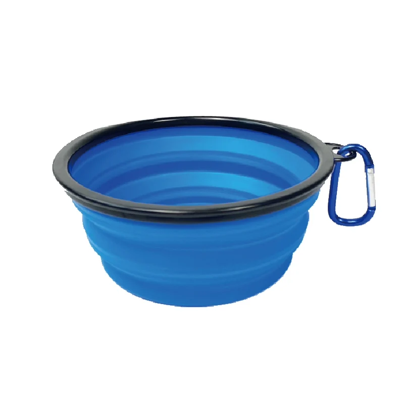 Dog Folding Bowl Outing Water Bowl Portable Accompanying Drinking Bowl Water Bowl Dog Cat Bowl Outdoor Drinking Bowl Water Bowl Pet Supplies Basin