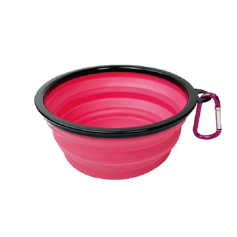 Dog Folding Bowl Outing Water Bowl Portable Accompanying Drinking Bowl Water Bowl Dog Cat Bowl Outdoor Drinking Bowl Water Bowl Pet Supplies Basin