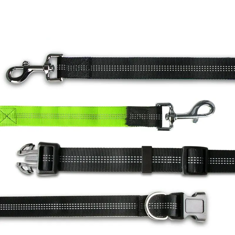 Hands-Free Leash – Bungee Dog Leash with Storage Pouch & Soft Handles
