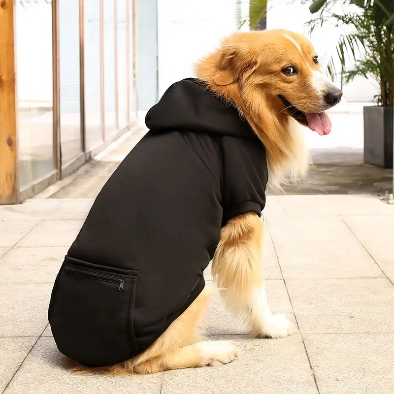 Pet Hoodie – Soft Fleece Dog Clothes with Hood & Pocket