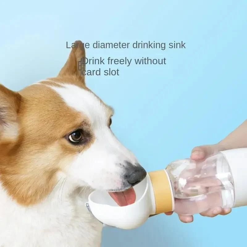 Travel Dog Bottle – Portable Water Feeder with Bowl