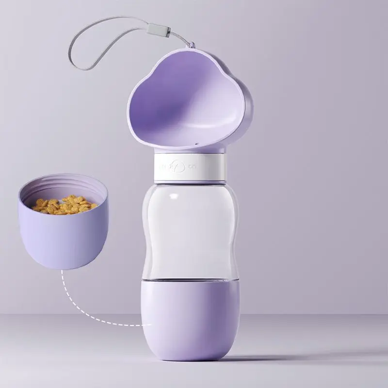 Travel Dog Bottle – Portable Water Feeder with Bowl