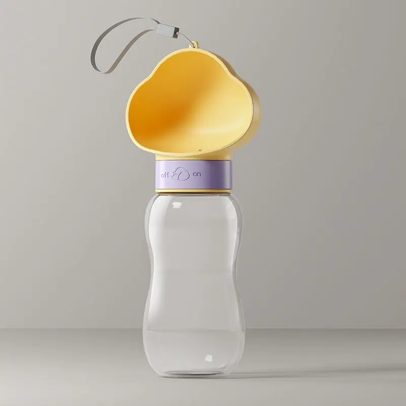 Travel Dog Bottle – Portable Water Feeder with Bowl