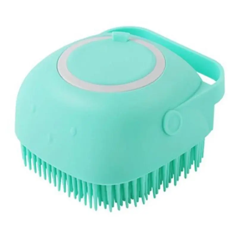 Dog Bath Brush – Silicone Shampoo Brush for Grooming