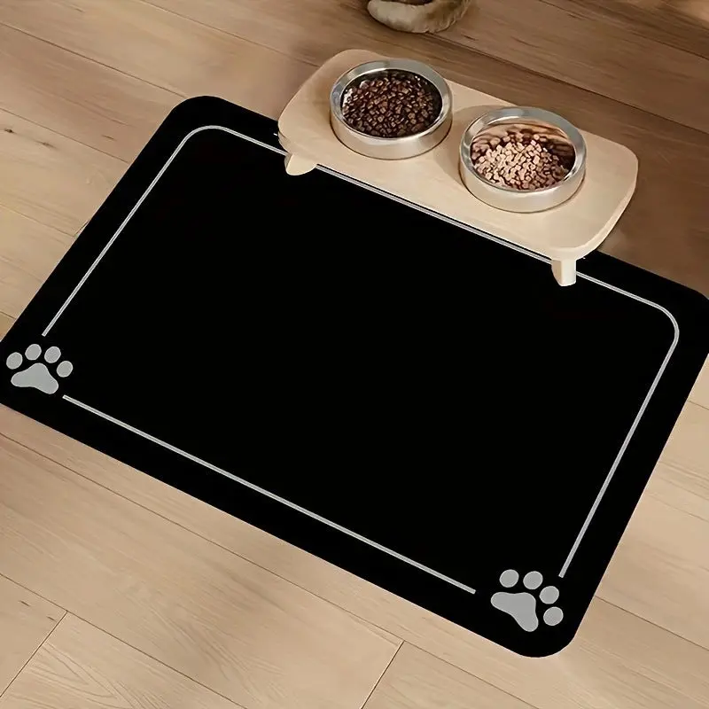 Dog & Cat Feeding Mat – Absorbent Bowl Mat for Mess-Free Meals