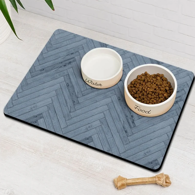 Dog & Cat Feeding Mat – Absorbent Bowl Mat for Mess-Free Meals
