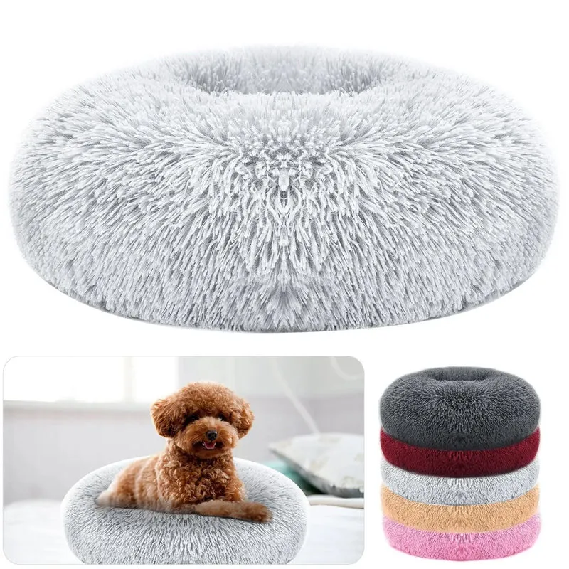 Soft Fleece Pet Bed – Warm Cozy Nest for Dogs & Cats