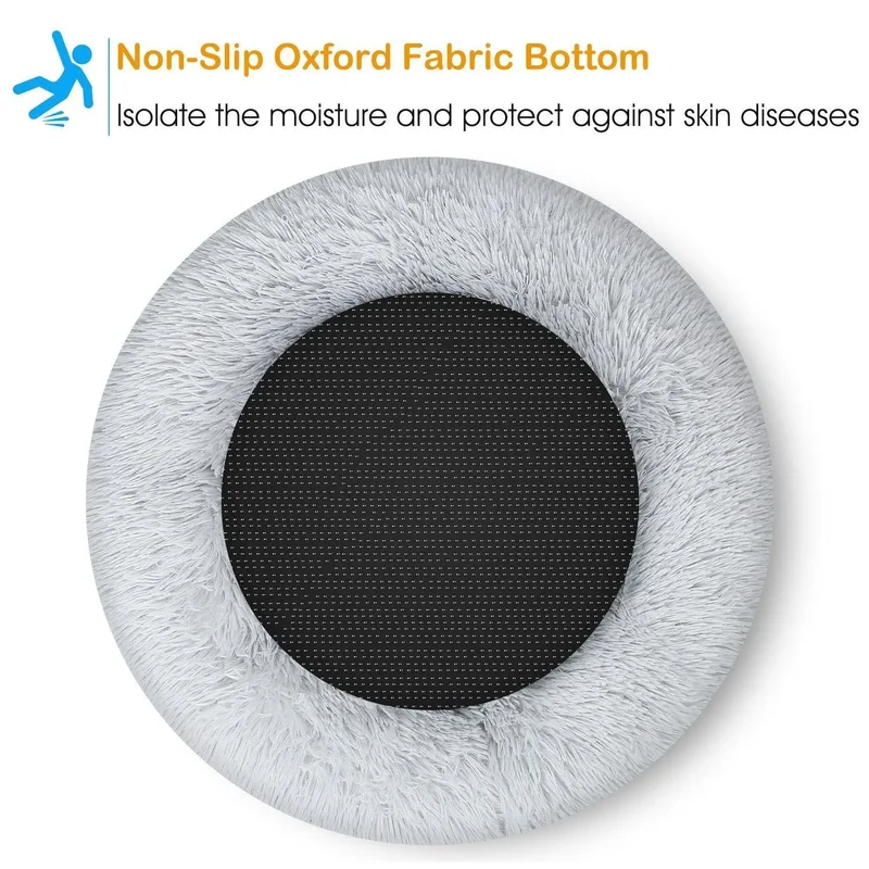 Soft Fleece Pet Bed – Warm Cozy Nest for Dogs & Cats