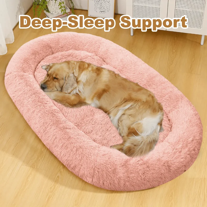 Soft Dog Bed – Large Washable Bed for Easy Carry & Comfort