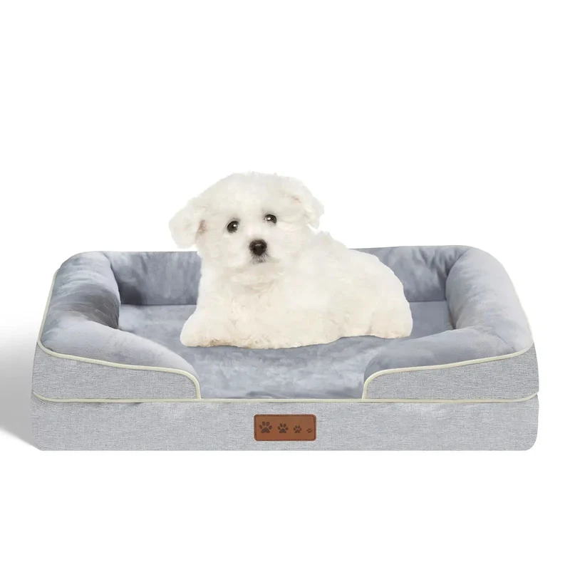 Orthopedic Pet Bed – Supportive Washable Bed with Non-Slip Base