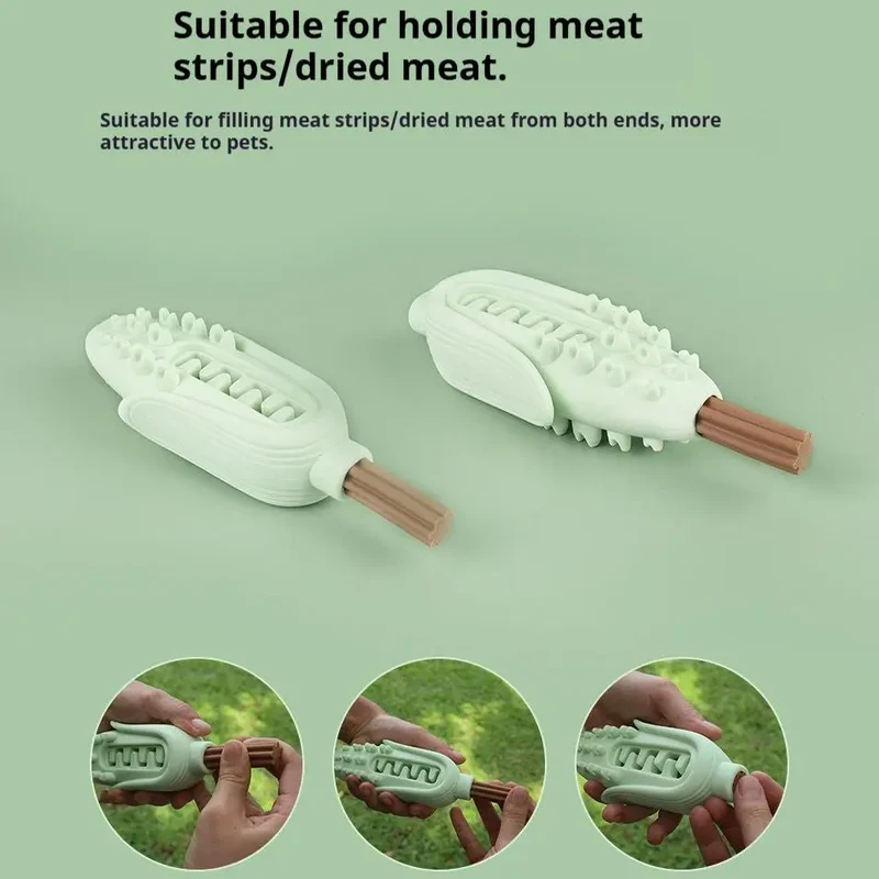 Corn Dog Chew Toy – Silicone Teething & Dental Toy