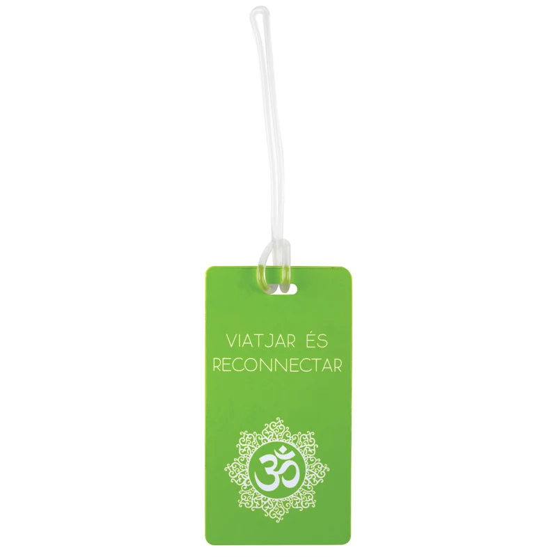 Luggage tag "viatjar és reconnectar"