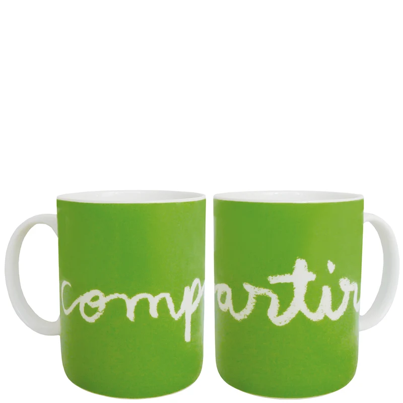 Mug "compartir" green
