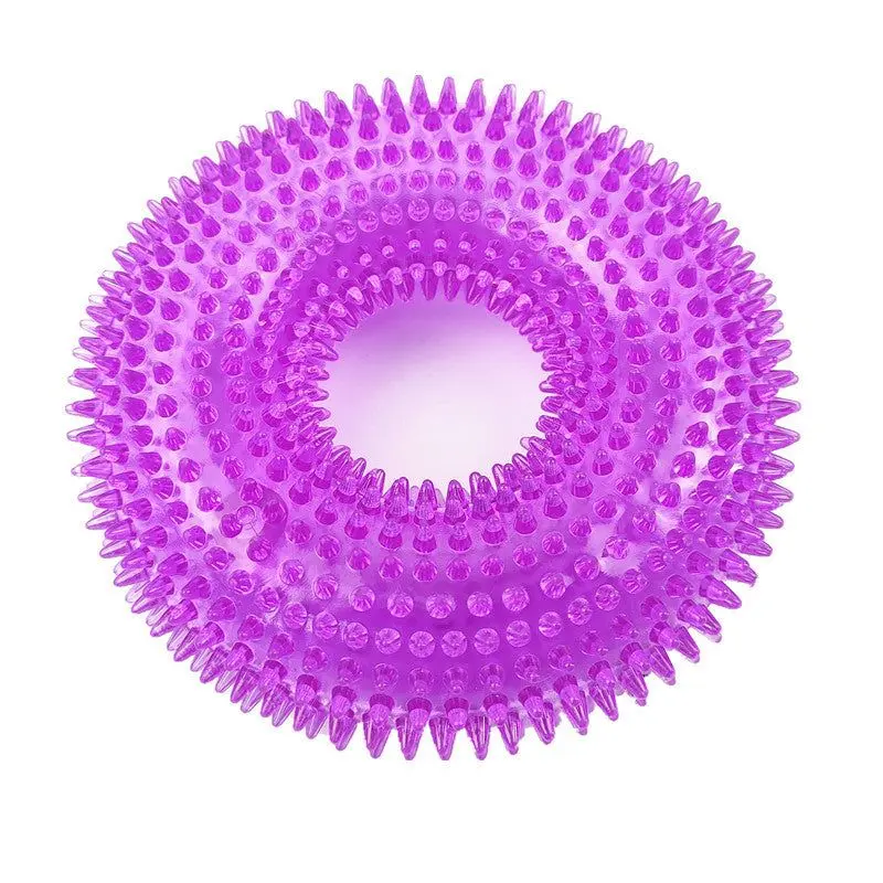 2 Pack Dog Toys – Bite-Resistant Squeaky Chew Balls