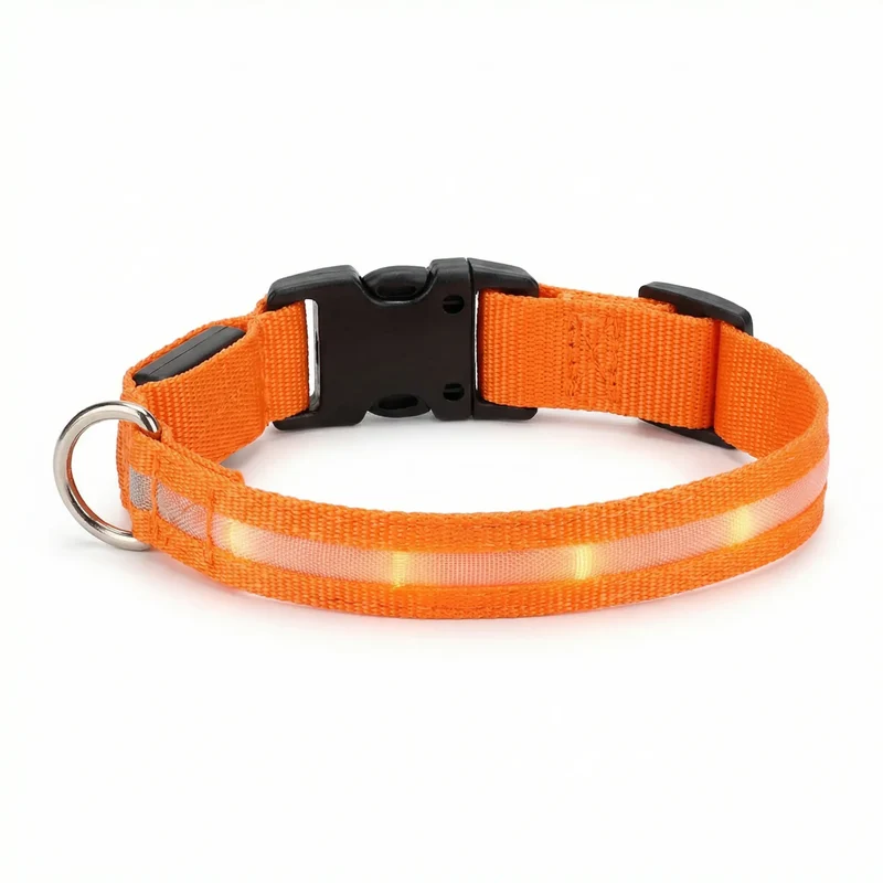 Glow Dog Collar – LED Safety Collar for Night Visibility