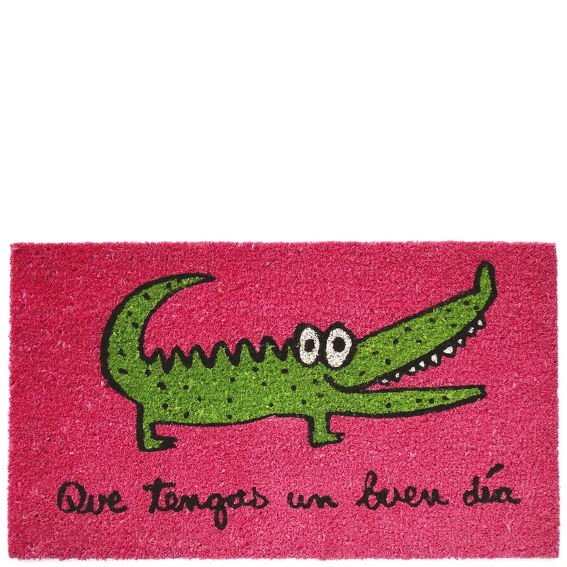 Doormat "que tengas un buen día" fucsia