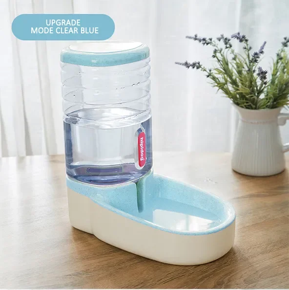 Automatic Dog Feeder Waterer Gravity Pet Food Dispensers Cat Water Dispenser Large Capacity Storage Container Food Water Bowl