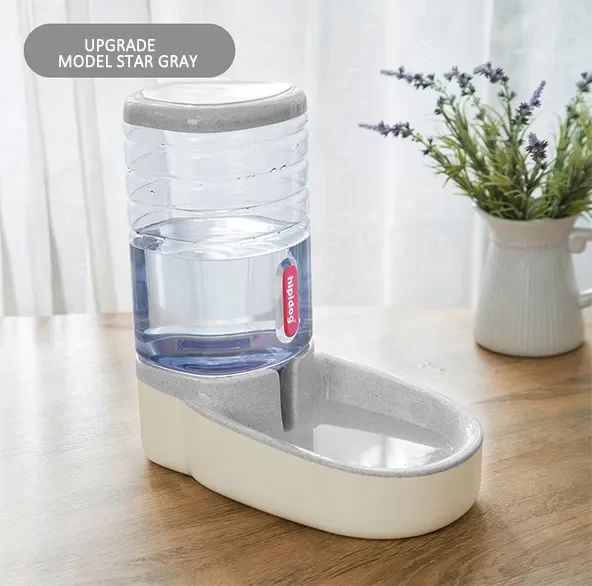 Automatic Dog Feeder Waterer Gravity Pet Food Dispensers Cat Water Dispenser Large Capacity Storage Container Food Water Bowl