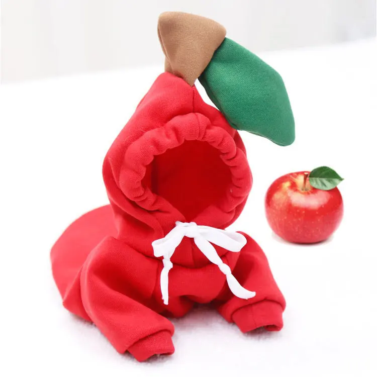 Pet Dog Hoodie-Dog Basic Sweater Coat Cute Frog Shape Warm Winter Jacket Cat Cold Weather Clothes Outfit Outerwear Dog Halloween