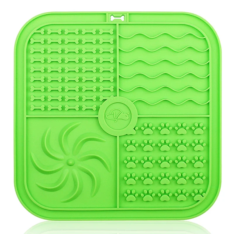 Dog Silicone Mat Pet Slow Food Plate Dogs Pad Cat Non-Slip Placemat Accessories Suitable for Small Medium Puppy Kitten