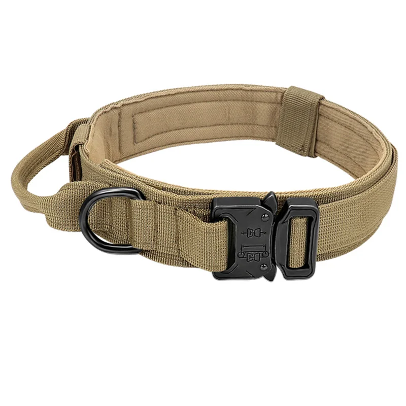 Tactical Dog Collar Military Adjustable Duarable Nylon Lead For Medium Large Walking Training Pet Accessory Breakaway Leash Rope