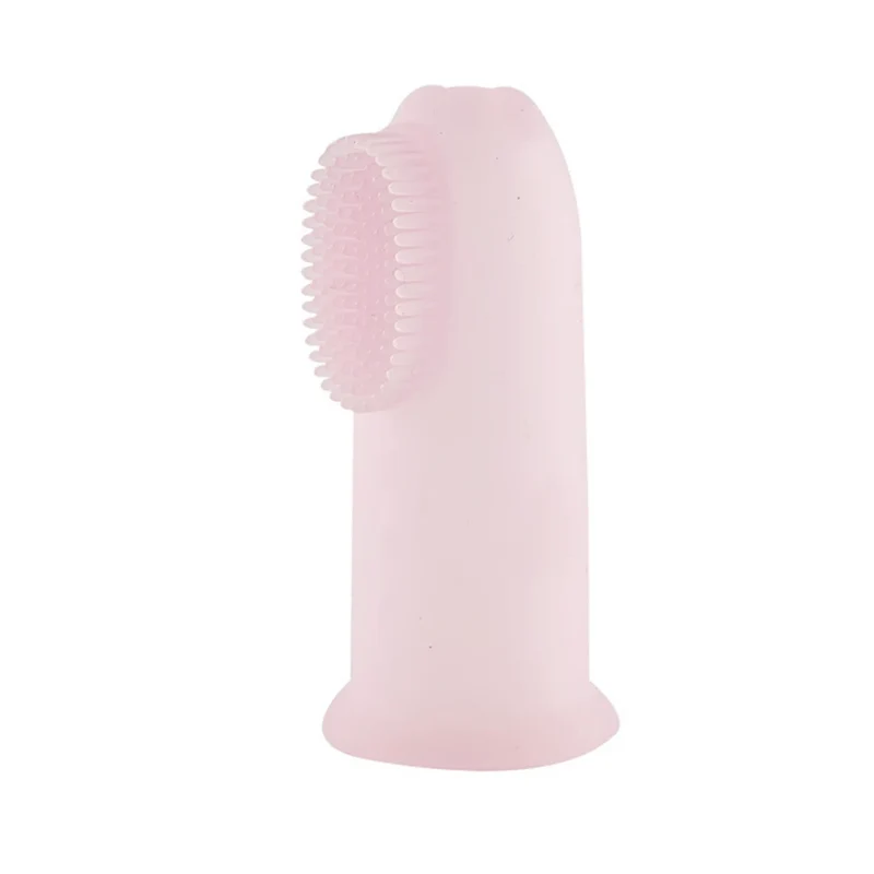 Dog Super Soft Pet Finger Toothbrush Teeth Cleaning Bad Breath Care Nontoxic Silicone Tooth Brush Tool Dog Cat Cleaning Supplies