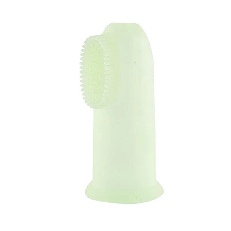 Dog Super Soft Pet Finger Toothbrush Teeth Cleaning Bad Breath Care Nontoxic Silicone Tooth Brush Tool Dog Cat Cleaning Supplies