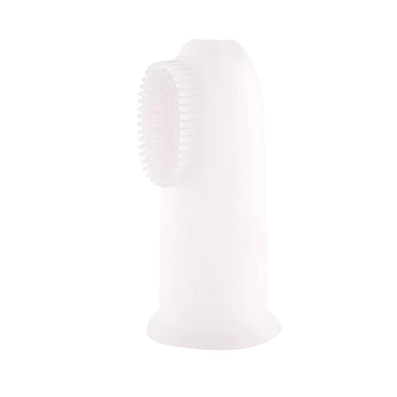 Dog Super Soft Pet Finger Toothbrush Teeth Cleaning Bad Breath Care Nontoxic Silicone Tooth Brush Tool Dog Cat Cleaning Supplies