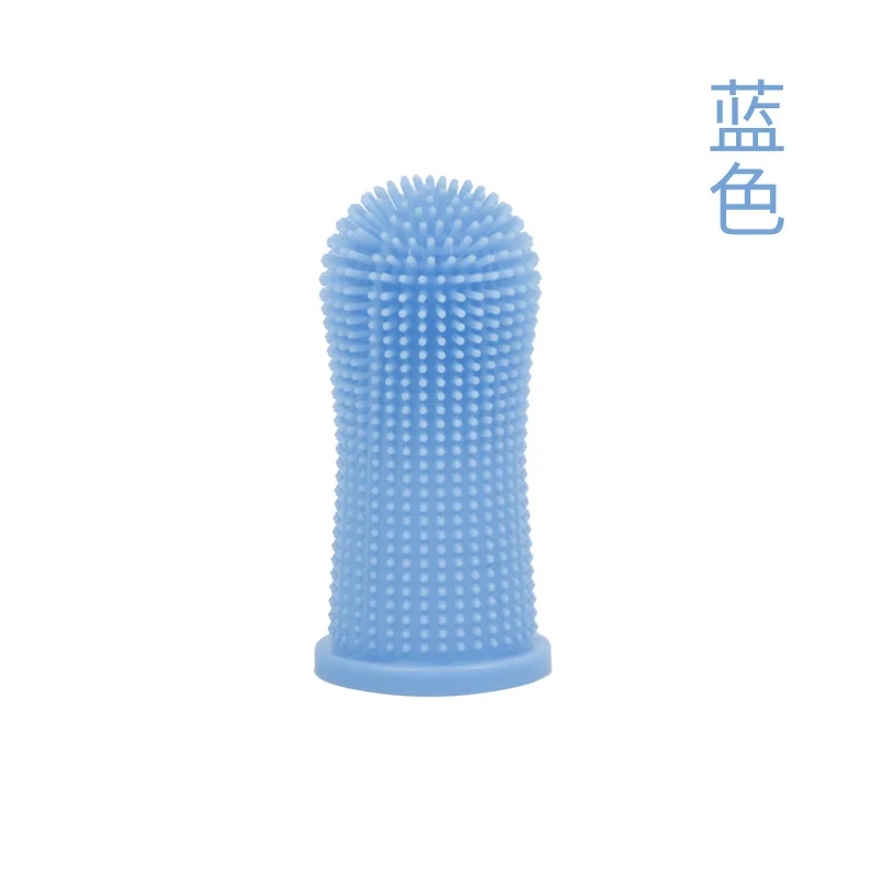 Dog Super Soft Pet Finger Toothbrush Teeth Cleaning Bad Breath Care Nontoxic Silicone Tooth Brush Tool Toothbrush Anti-Cavity