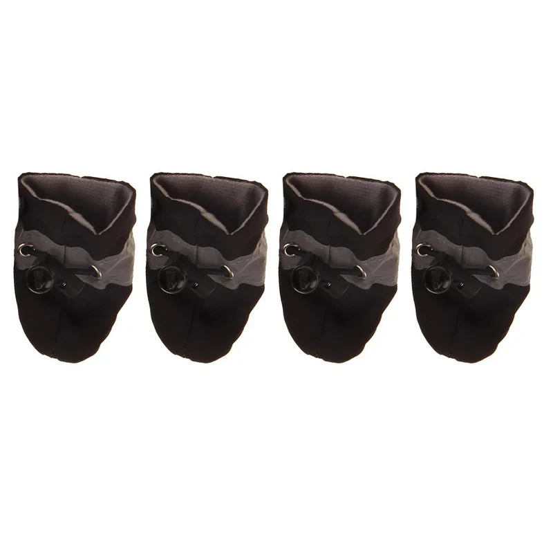 4pcs/set Waterproof Pet Dog Shoes Anti-slip Rain Snow Boot Footwear Thick Warm Cat Dog Puppy Kitten Socks Booties Supply Gift