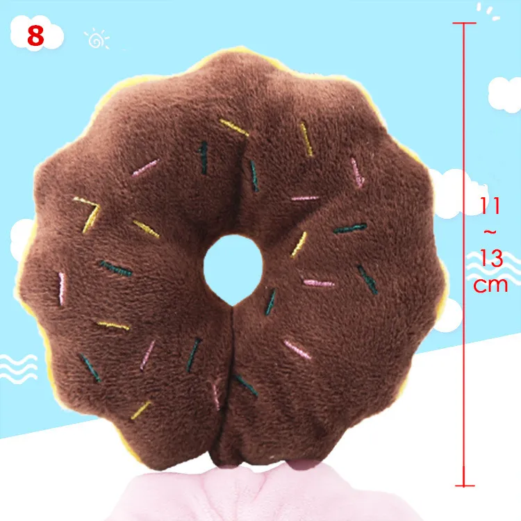 1Pc Pet Toys Fruit Animals Cartoon Dog Toy Stuffed Squeaking Cute Plush Puzzle for Dogs Cat Chew Squeaker Squeaky Toy