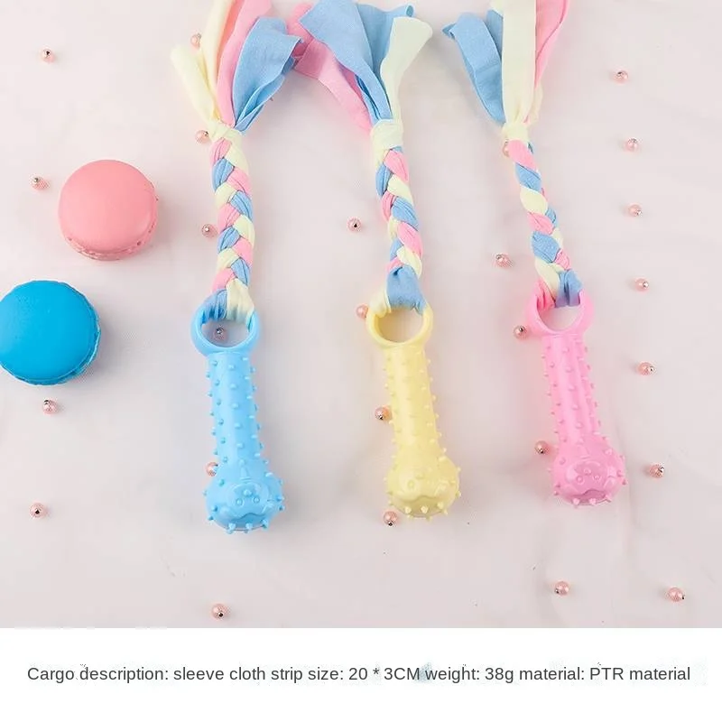 Pet Dog Toy Ball Molar Clean Teeth for Small Dog Puppy Teething Chew Toys Dog Accessories Cute Puppy Rope Toys 1pc