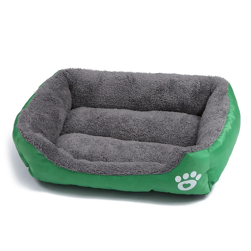 Large Square Nest S-3XL Pet Large Dog Bed for Small Medium Dogs Soft Fleece Nest Big Dog Sofa Bed Winter Warm Cat House for Pet