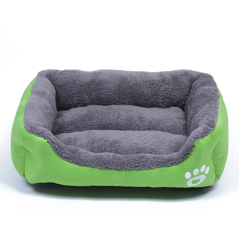 Large Square Nest S-3XL Pet Large Dog Bed for Small Medium Dogs Soft Fleece Nest Big Dog Sofa Bed Winter Warm Cat House for Pet