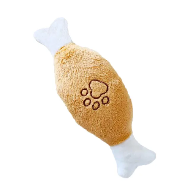 2023 Cute Squid Small Dog Toy Sound BB Plush Pet Puppy Rope Toys Pink Chew Squeak Toys For Cat dog toys for small dogs pet