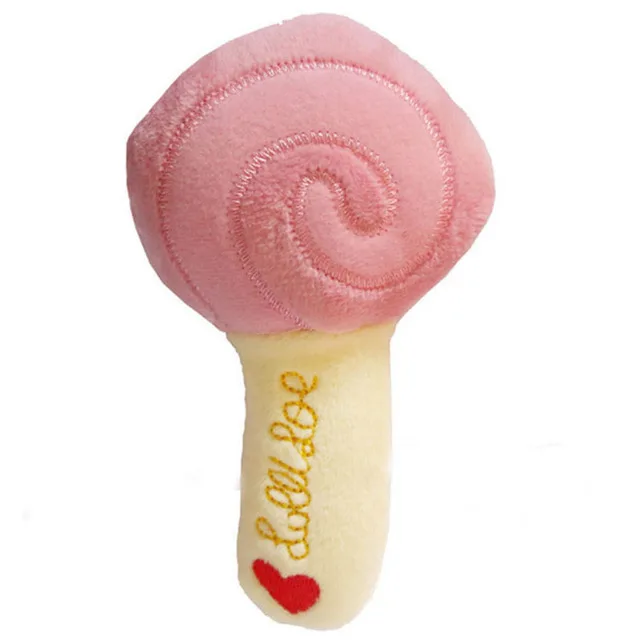 2023 Cute Squid Small Dog Toy Sound BB Plush Pet Puppy Rope Toys Pink Chew Squeak Toys For Cat dog toys for small dogs pet