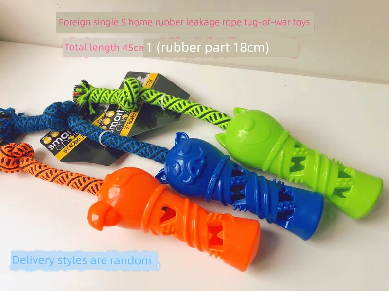 Export European and American Pet the Toy Dog Toy Multi-Color with Fragrant Soft Hard Plastic Rubber Molar Dog Bone Bite-Resistant Summer