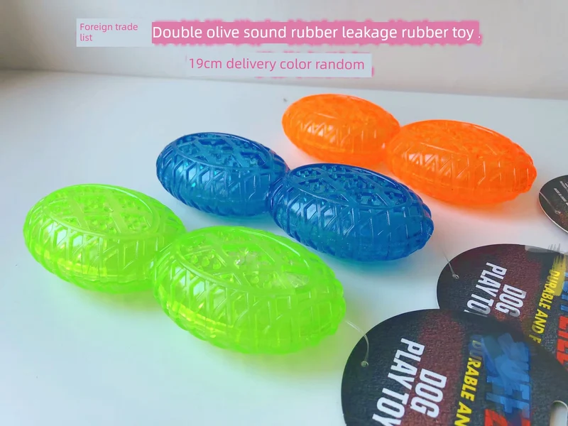 Export European and American Pet the Toy Dog Toy Multi-Color with Fragrant Soft Hard Plastic Rubber Molar Dog Bone Bite-Resistant Summer