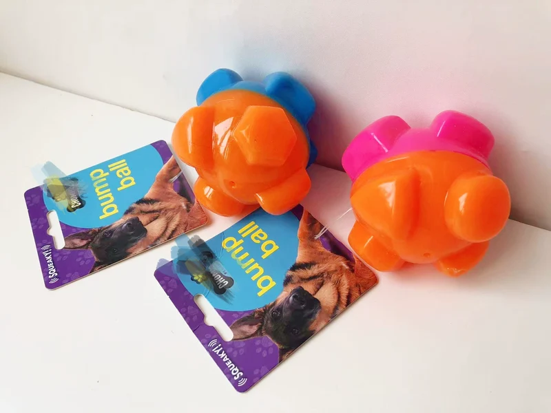 Export European and American Pet the Toy Dog Toy Multi-Color with Fragrant Soft Hard Plastic Rubber Molar Dog Bone Bite-Resistant Summer