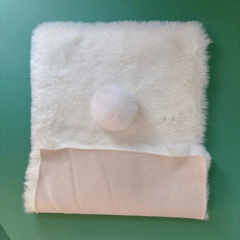 Pet Rabbit Cotton Pet Nest Rabbit Tail Pad Warm Mat Winter Thickened Lying Mat Comfortable Totoro Guinea Pig Supplies