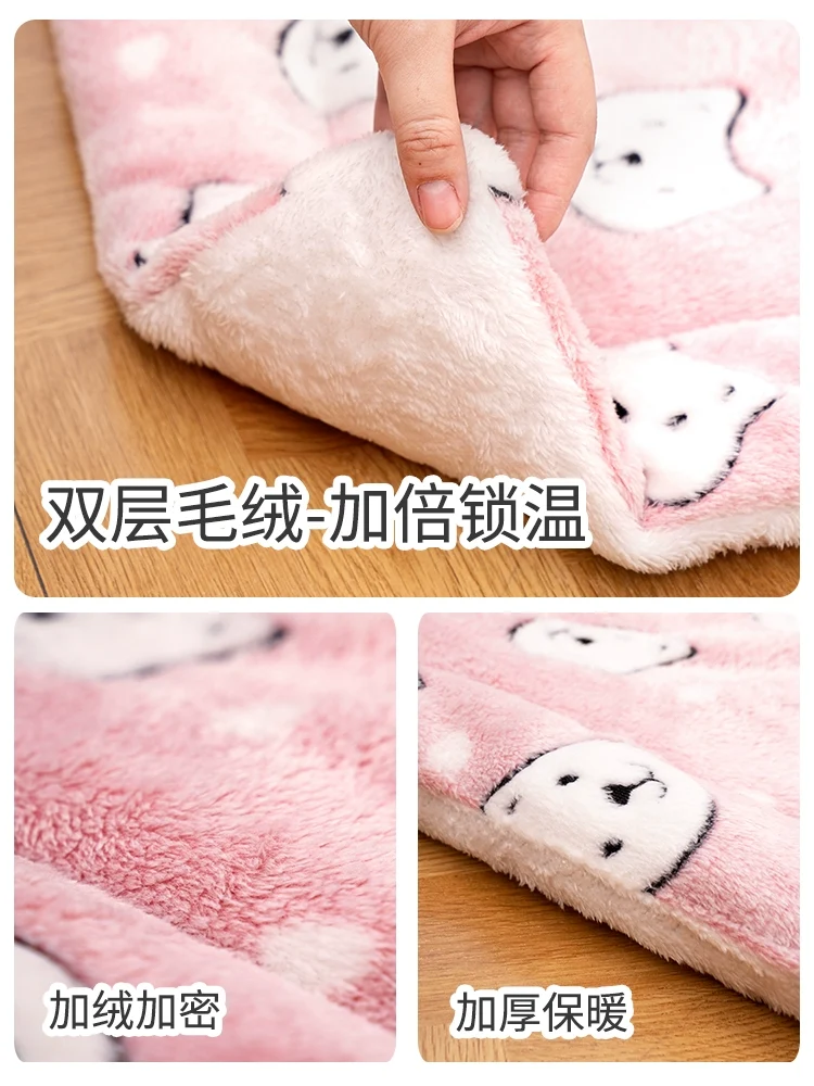 Pet Mat Kennel Cat Cage Dog Cage Thickened Warm Pad Dog for Sleep Cat Bayeta Winter Mattress
