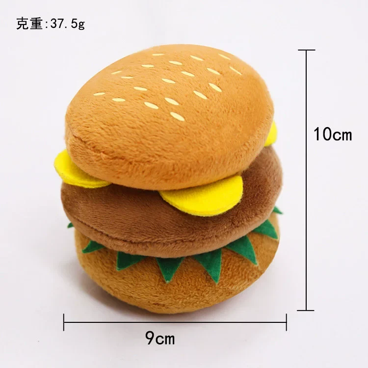 Stuffed Dog French Bulldog Bite-Resistant Ball Rope Sounding Toy Fruit Cartoon Animal Cat Cat Pet Supplies