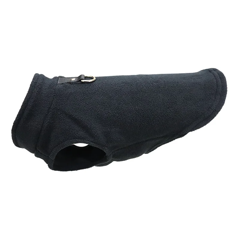 Warm Fleece Dogs Clothes Pet Dog Jacket Vest With D-Ring For Small Dog Cats Clothing French Bulldog Costumes Chihuahua Coat