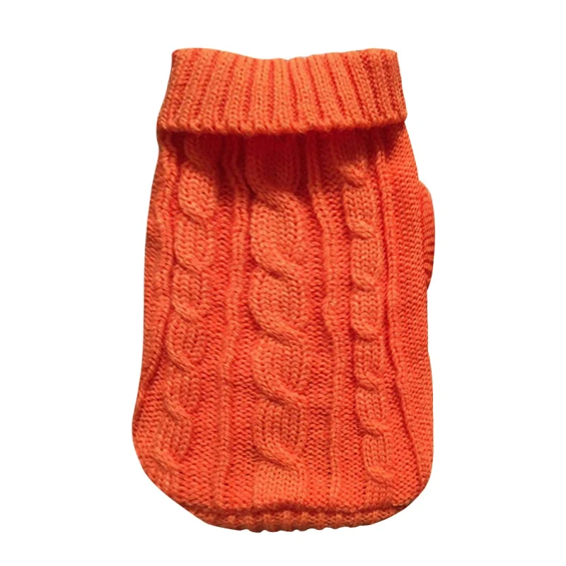 Winter Warm Dog Sweaters Pet Clothes for Small Dogs Soft Woolly Cats Sweater Coat Clothing for Chihuahua Puppy Cat Jacket