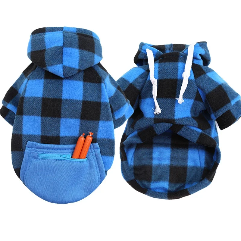 Large Dog Hoodies Clothes Winter Warm Dog Sweater Soft Pets Clothing Classic Cotton Bulldog Costume Coat XS-5XL Accessories