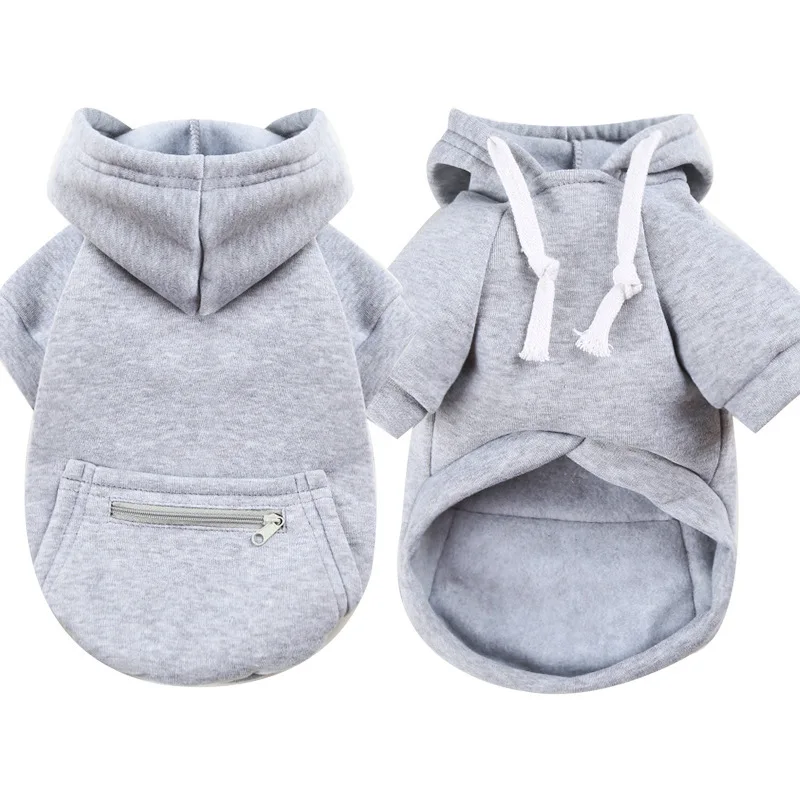 Large Dog Hoodies Clothes Winter Warm Dog Sweater Soft Pets Clothing Classic Cotton Bulldog Costume Coat XS-5XL Accessories